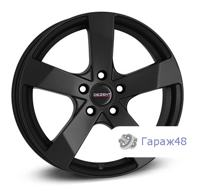 Dezent TD R17 / 7.5J PCD 5x108 ET 48 ЦО 70.1 Литые Черный матовый