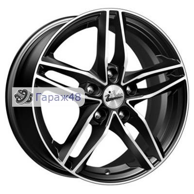 iFree Moskva R16 / 6.5J PCD 5x114.3 ET 45 ЦО 60.1 Литые Черный глянцевый с полированной лицевой поверхностью